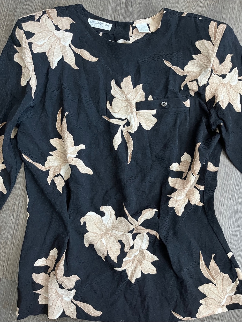 100% Vintage Silk Liz Claiborne Blouse